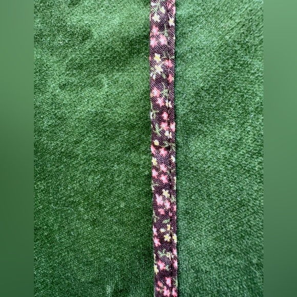 Beebop & Wally NYC Large A-Line Skirt Green W/Contrast Trim Side Zip Made In USA - Picture 2 of 10